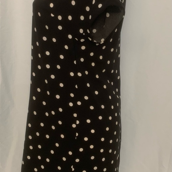 A New Day Black And White Dot Polka Dress - Picture 3 of 5
